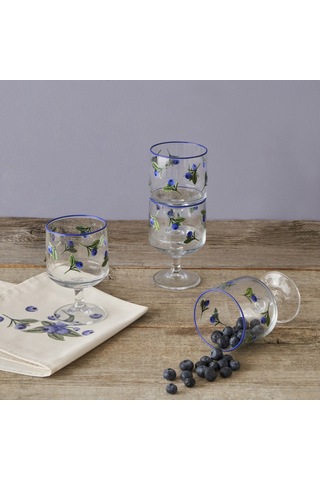 Bella Maison %100 Pamuk Blueberry Peçete 40 x 40 CM Çok Renkli