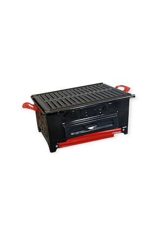 Mangal Portatif Ayaklı Küçük Boy Öfteci Izgaralı Mangal