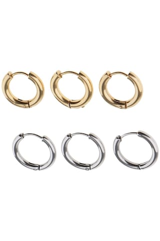 Homyl 6 Adet 316l Paslanmaz Çelik Altın Gümüş 12mm-tip-2 Gri