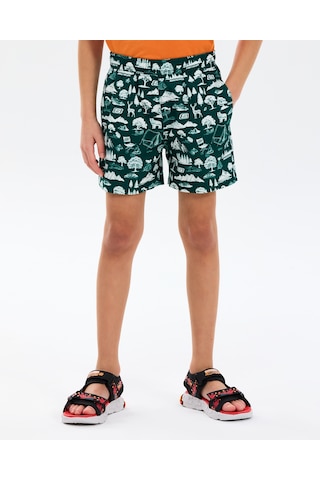 Skechers B 5 Inch Swimshort Büyük Erkek Çocuk Haki Deniz Şortu Sk2610071-4222 Haki