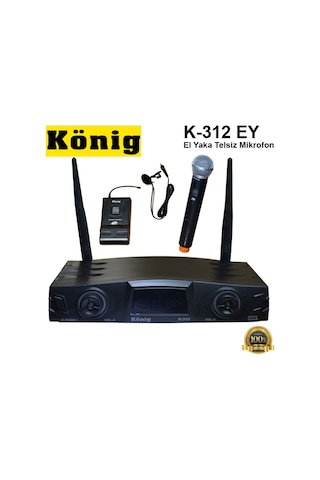 König K-312 Ey El Yaka Telsiz Mikrofon