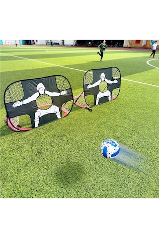 Jialan Katlanabilir Futbol Golü Naylon Futbol Golü Çocuklar Ve Siyah
