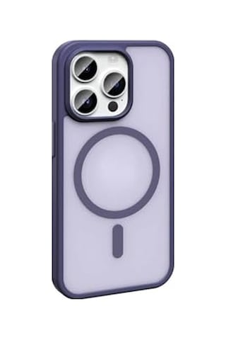 Apple iPhone Uyumlu 14 Pro Max Magsafe Kılıf İle Maksimum Güç Zore Sio Serisi Şeffaf Mat Arka Kapak Kamera Korumalı Şok Em Genel