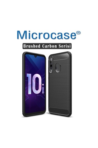 Huawei Enjoy 9S - Honor 10I Brushed Carbon Kilif + Cam (Seç) 349611699