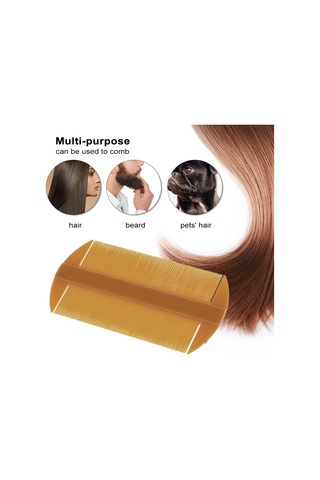 Samdoo Plastik Kafa Derisi Temizleyici Tırnaklı Tarak - İki Yönlü, Ağırlığı Hafif, Ev İçi Kullanıma Uygun, Bit Ve Doku Kaldıran, Saç Ve Sakal Tarayıcı