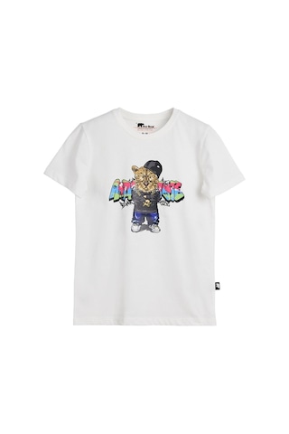 Bad Bear Youze Çocuk Tişört 24.06.07.001-c04 Beyaz