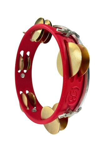 Fasıl Tefi Profesyonel Carbon Kırmızı Renk Kasnak, Beyaz Film