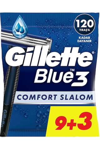 Gillette Blue 3 Comfort Slalom Kullan At Tıraş Bıçağı 9+3 Adet