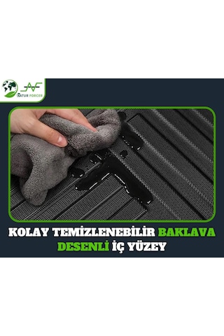 Kia Rio Hatchback 2005-2011 Uyumlu 4d Havuzlu Paspas Takımı Naturforcer