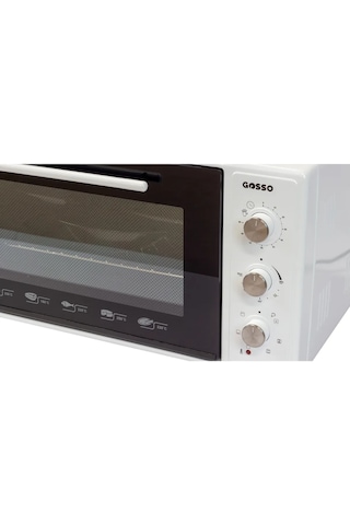 Gosso 5030 Hamarat 50 L Mini Fırın Beyaz