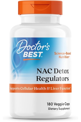 Doctor's Best Na.c Detox Regulators 600 Mg 180 Veggie Kapsül Usa Menşeii Dmmedicineden Orijinal Aromasız
