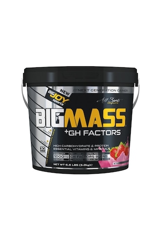 Bigjoy Bigmass +Gh Factors 3 Kg - Karbonhidrat Tozu - Gainer (281687691)