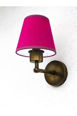 Shimmer Duvar Apliği Eskitme Gold Fuşya Başlıklı Fuşya