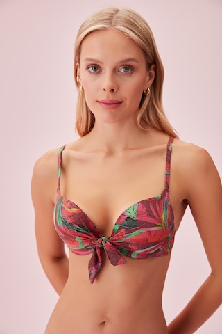 Suwen Önden Bağcıklı Full Dolgulu Bikini Üst Sb24640a1319
