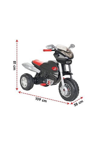 Pilsan Desert Eagle Pedallı Motorsiklet Siyah 07322