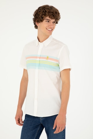 U.s. Polo Assn. Erkek Mint Gömlek Kısa Kollu 50283688-vr090 Mint