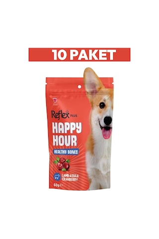 Happy Hour Kemikler İçin Köpek Ödül Maması 10 X 60gr