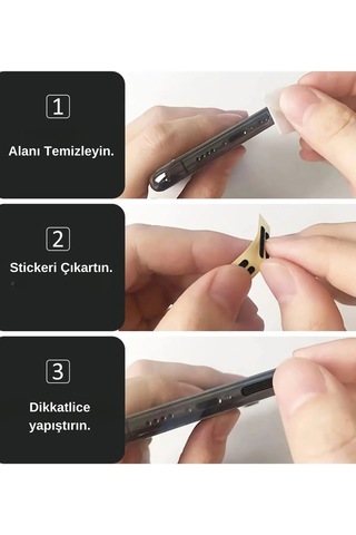 20 Adet Cep Telefonu Hoparlör Toz Koruyucu Sticker Seti Apple Uyumlu Hoparlör Koruyucu Adet-20 Adet
