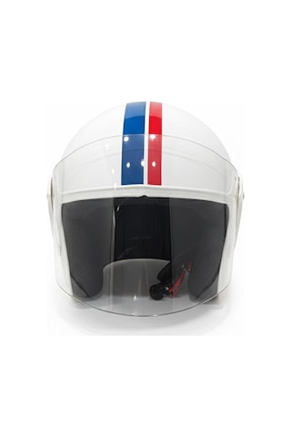 Çakay Kask Çene Açık Beyaz