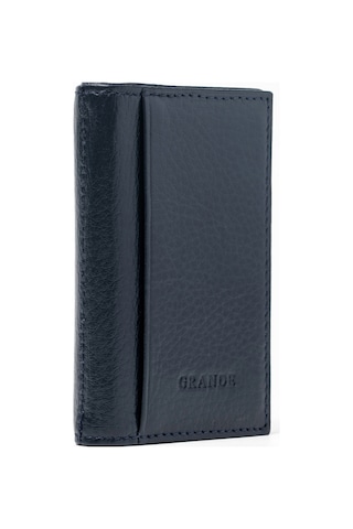 Lacivert Cüzdan & Kartlık Unisex 825 Grande Deri Cüzdan Kartlık