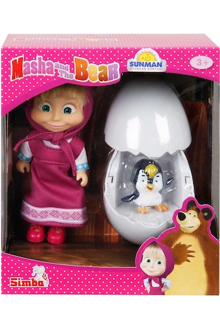 Maşa Ile Koca Ayı Masha Bebek Ve Yumurtadan Çıkan Penguen
