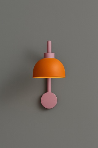 Lumo Dome Aplik Duvar Lambası Turuncu