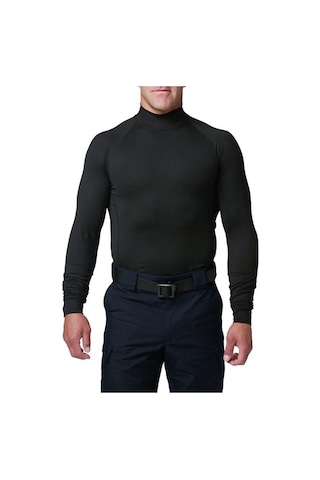 5.11 Mock Neck Ls Top Sıyah Gri