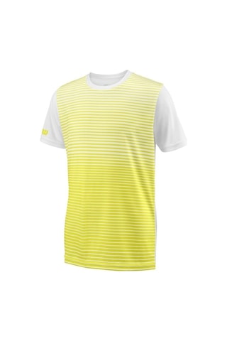 Wilson B Team Striped Crew Erkek Çocuk T-Shirt Wra767205
