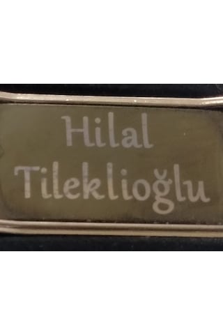 Mrchediyesepeti Çelik Kaliteli Kişiye Özel İsim Yazılı Anahtarlık No:98
