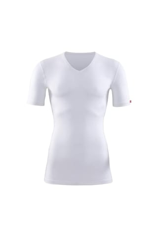 Blackspade 1263 Unisex Beyaz V Yaka Kısa Kol Thermal