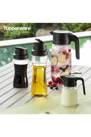 Tupperware Royal Sosluk Ve Yağdanlık Siyah 350ml Diğer