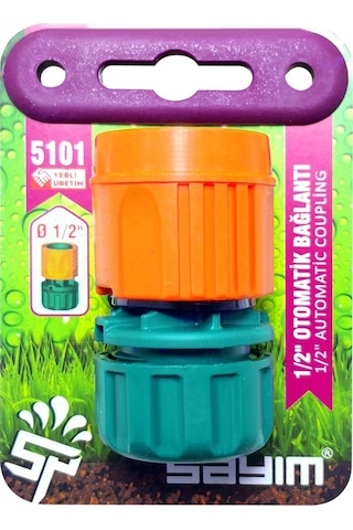Hortum Jak Ekleme Otomatik Bağlantı 1/2"
