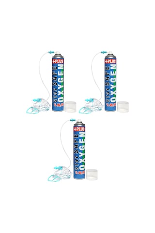 Stay Safe Oksijen Plus Oksijen Tüpü 3 x 185 G