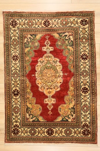 Kayseri Çeyrek El Dokuma Halı - Yün Üstü Pamuk - Leh4477975044 Kırmızı