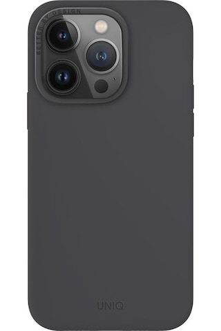 Apple Uyumlu iPhone 15 Pro Uyumlu Kılıf Lino Hue Serisi Magsafe Özellik Magclick Hibrit Silikon Silicore Grey