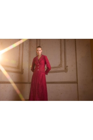 Senna Alıcıa Dress Bordo Bordo
