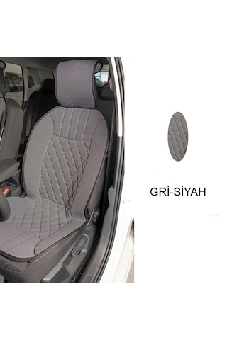Tüm Araçlara Uygun Elegance 2'Li Set Minder Gri