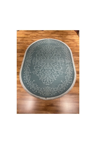 Albero 3428b 160x230 Oval Mavi Halı