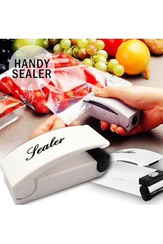 Poşet Kapatıcı Handy Sealer Plastik 10 X 15 Ekru Diğer