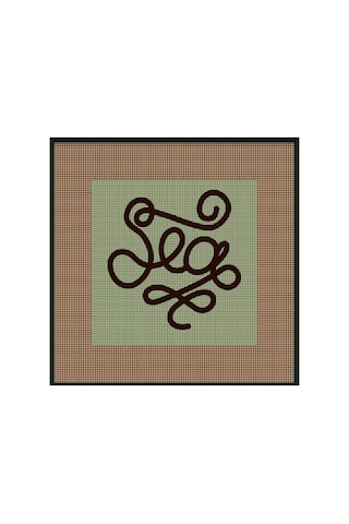 Deserto Fashion Saf İpek Twill Eşarp - Özel Tasarım Tok Duruşlu 90x90-1697 Çok Renkli