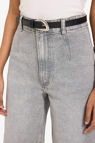 Defacto Culotte Yüksek Bel Düz Paça Uzun Jean Kar Yıkamalı Pantolon E7794ax26spnm55 Gri-nm55