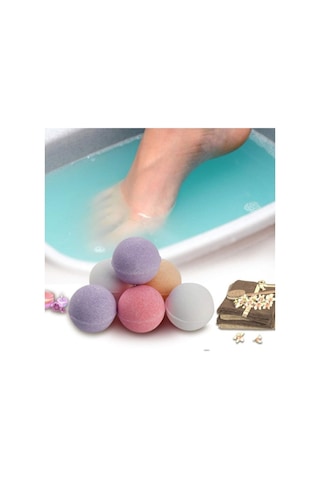 Banyo Bombası, Nem Topu, Banyo Nem Topu Pedikür Ve Manikür Nem Bombası 75 Gr 6 Lı