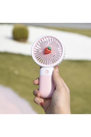 Taşınabilir Fan Soğutucu Mini Vantilatör Klima Güçlü Serinletici Şarjlı Masa Üstü Sessiz Standlı - P
