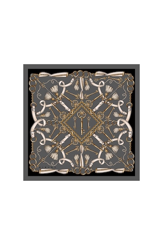 Sisley Flora Bandana/fular -2015-47 47 Antrasit