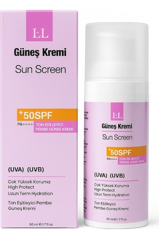Lau Lau Tone Up Pink Ton Eşitleyici Güneş Kremi SPF50+ 50 ML