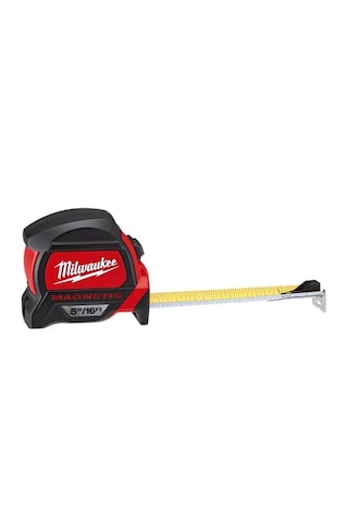Milwaukee Ağır Hizmet Tipi Manyetik Şerit Metre 5m/16ft T48227216