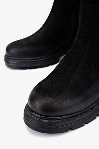 Valmenti Kadın Hakiki Deri Siyah Nubuk Casual Çizme 322 2353521 Bn Czm Sk24-25 Sıyah Nbk Siyah Nubuk