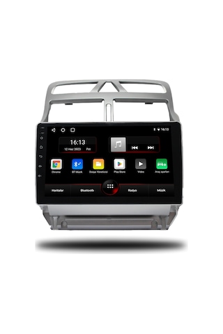 Oskodi Peugeot 307 Android Carplay Multimedya 2001-2008 4gb Ram + 64gb Hafıza