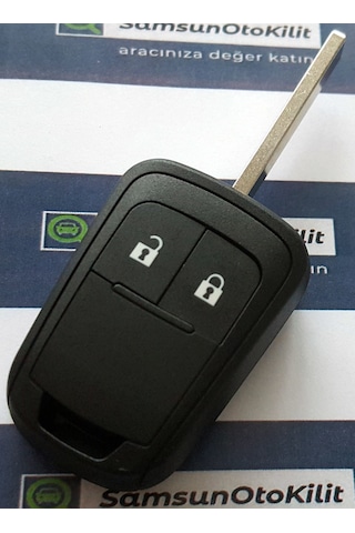 Opel Astra J Insignia Kumanda Kabı Anahtar Kabı 2 Buton Logolu