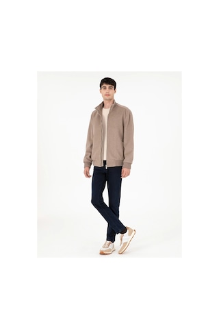Pierre Cardin Erkek Mont %52 Yün Kapüşonsuz Ve Düz Desen 2039525 Bej